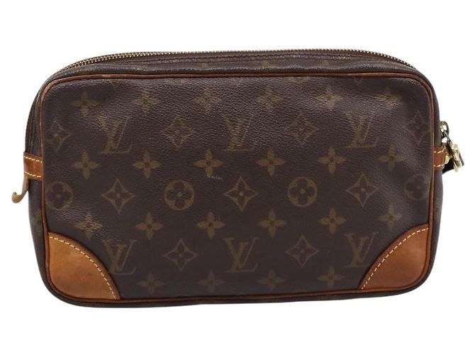 LOUIS VUITTON Monogram Marly Dragonne GM Clutch Bag M51825 LV Auth 205182A Monograma - vista 2