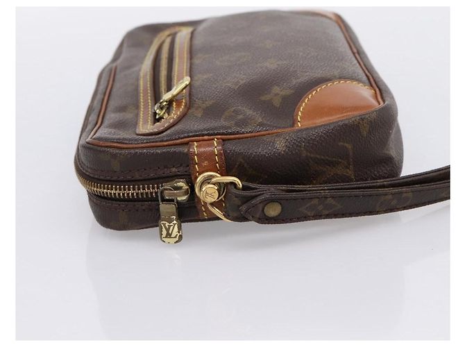 LOUIS VUITTON Monogram Marly Dragonne GM Clutch Bag M51825 LV Auth 205182A Monograma - vista 3