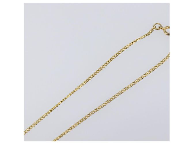 CHANEL COCO Mark Necklace Metal Clear Multicolor CC Auth 196490 Multiple colors - view 6