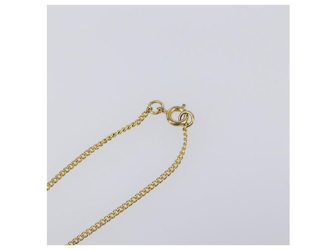 CHANEL COCO Mark Necklace Metal Clear Multicolor CC Auth 196490 Multiple colors - view 7