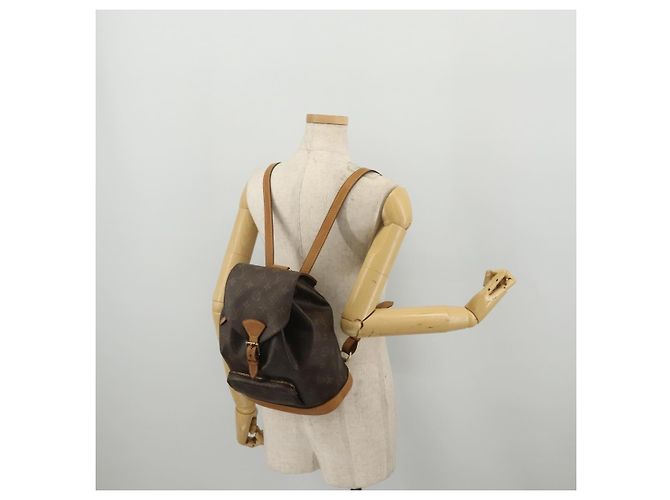 LOUIS VUITTON Monogram Montsouris MM Rucksack M51136 LV Auth 203175A Monogramm - Ansicht 27