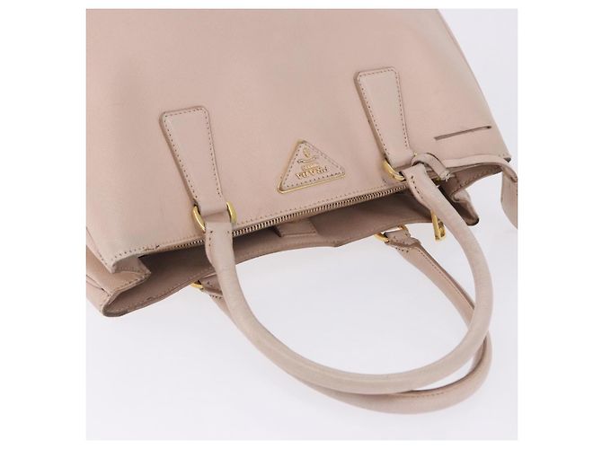 Borsa a mano PRADA Galleria Safiano Pink Gold Auth 204365 Rosa D'oro - vista 15