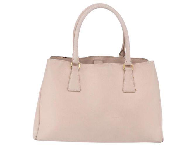Borsa a mano PRADA Galleria Safiano Pink Gold Auth 204365 Rosa D'oro - vista 2