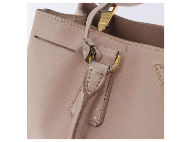Borsa a mano PRADA Galleria Safiano Pink Gold Auth 204365 Rosa D'oro - vista 21