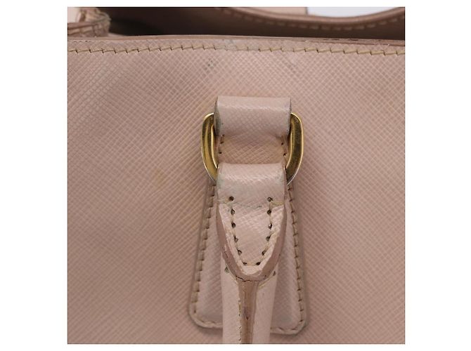 Borsa a mano PRADA Galleria Safiano Pink Gold Auth 204365 Rosa D'oro - vista 23