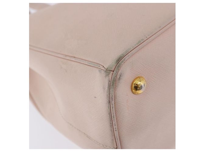 Borsa a mano PRADA Galleria Safiano Pink Gold Auth 204365 Rosa D'oro - vista 24