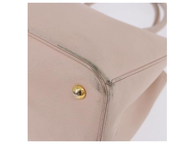 Borsa a mano PRADA Galleria Safiano Pink Gold Auth 204365 Rosa D'oro - vista 25