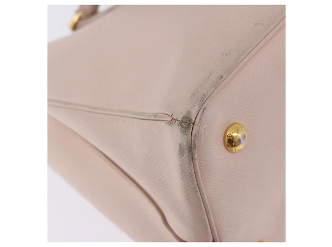 Borsa a mano PRADA Galleria Safiano Pink Gold Auth 204365 Rosa D'oro - vista 26