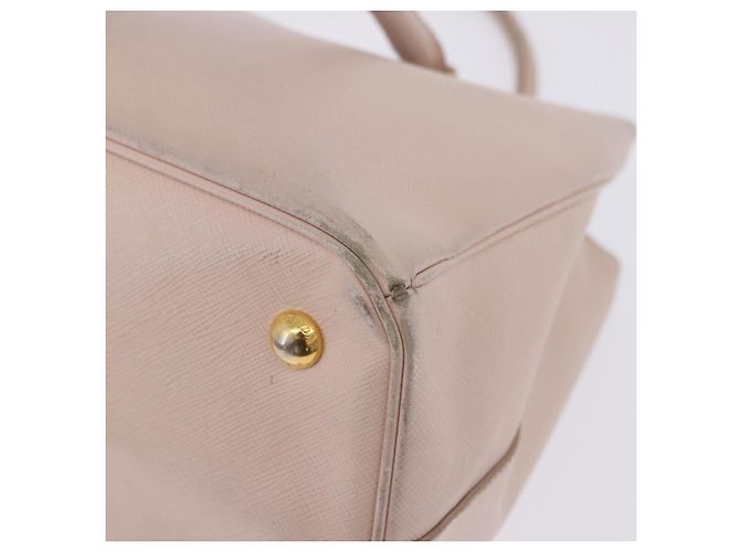Borsa a mano PRADA Galleria Safiano Pink Gold Auth 204365 Rosa D'oro - vista 27