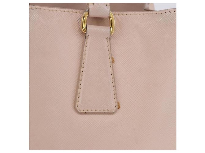 Borsa a mano PRADA Galleria Safiano Pink Gold Auth 204365 Rosa D'oro - vista 3