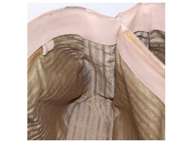 Borsa a mano PRADA Galleria Safiano Pink Gold Auth 204365 Rosa D'oro - vista 33
