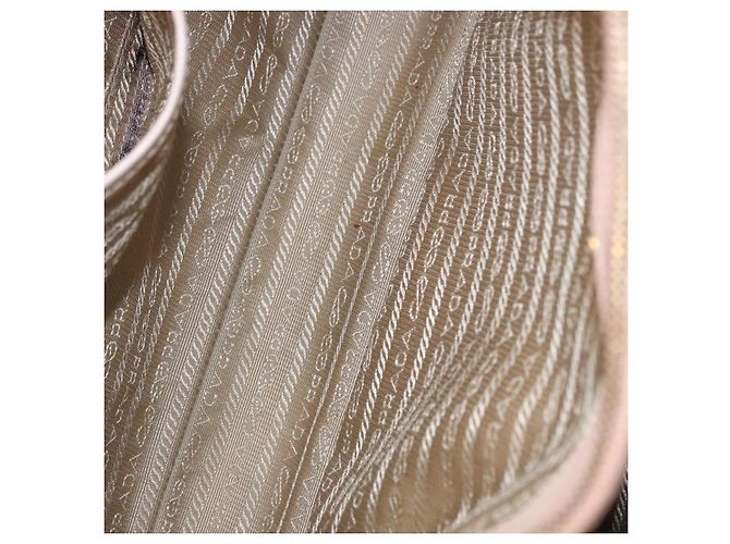 Borsa a mano PRADA Galleria Safiano Pink Gold Auth 204365 Rosa D'oro - vista 35