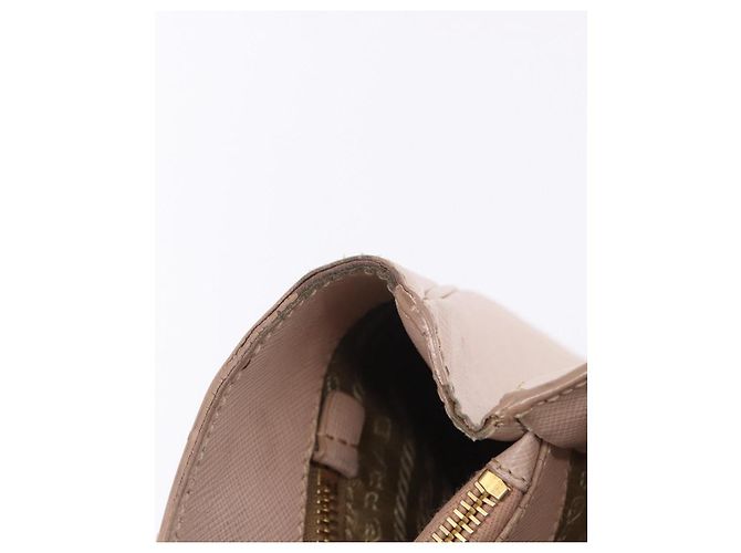 Borsa a mano PRADA Galleria Safiano Pink Gold Auth 204365 Rosa D'oro - vista 38