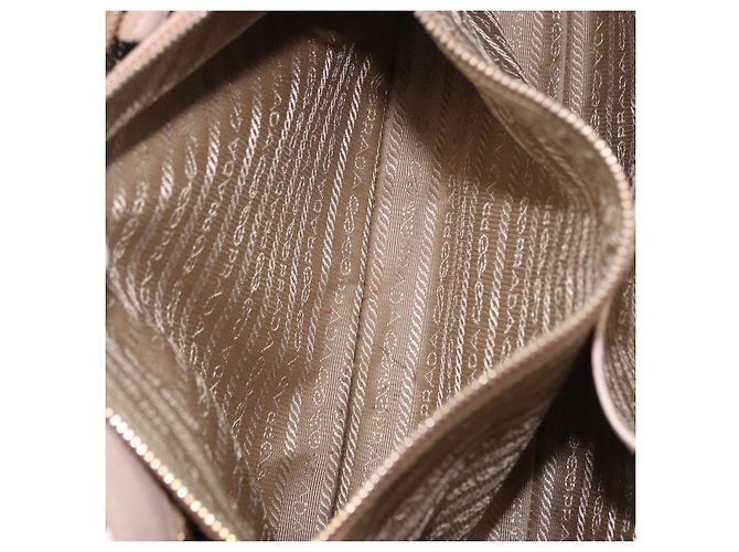Borsa a mano PRADA Galleria Safiano Pink Gold Auth 204365 Rosa D'oro - vista 43