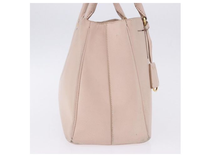 Borsa a mano PRADA Galleria Safiano Pink Gold Auth 204365 Rosa D'oro - vista 5