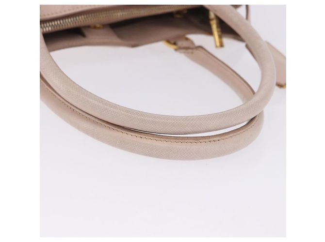 Borsa a mano PRADA Galleria Safiano Pink Gold Auth 204365 Rosa D'oro - vista 8