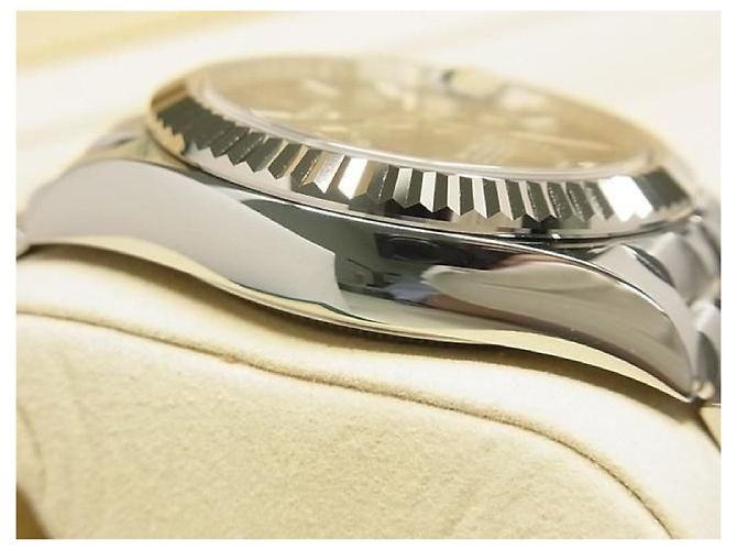 ROLEX Sky-Dweller black 336934 Jubilee Bracelet Specification unused Mens Argento - vista 10