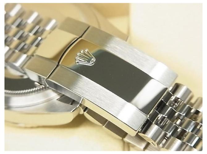 ROLEX Sky-Dweller black 336934 Jubilee Bracelet Specification unused Mens Argento - vista 14