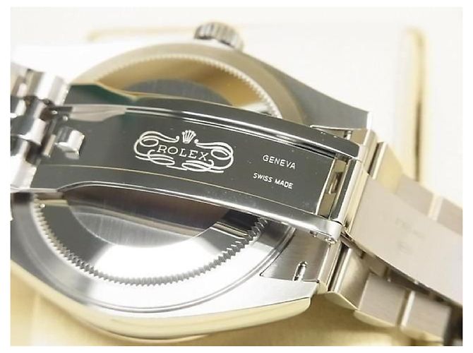 ROLEX Sky-Dweller black 336934 Jubilee Bracelet Specification unused Mens Argento - vista 15
