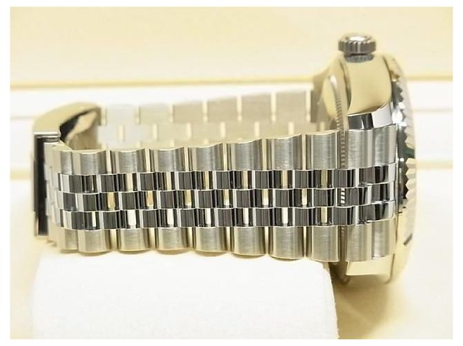 ROLEX Sky-Dweller black 336934 Jubilee Bracelet Specification unused Mens Argento - vista 18