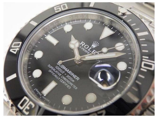 ROLEX Submariner date 116610LN '17 purchased Genuine goods Mens Silvery - view 3