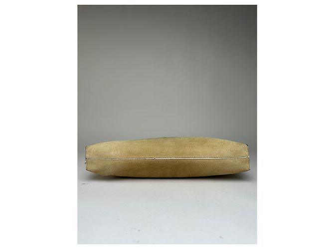 Clutch con zip Vintage Loewe effetto scamosciato c. fine anni 2000 Beige - vista 11