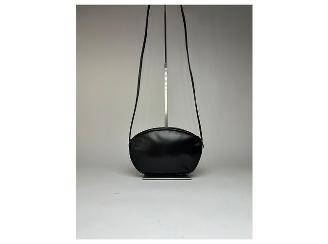 Vintage Givenchy 4G Logo Schultertasche mit Klappe c. 1980s Black Gold Schwarz - Ansicht 2