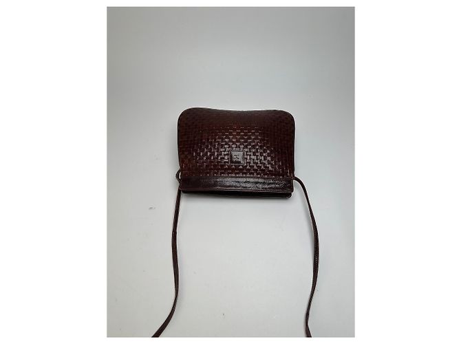 Zucchino Vintage Fendi Gesteppte Leder-Umhängetasche mit Klappe Ende der 1990er Dunkelbraun - Ansicht 11