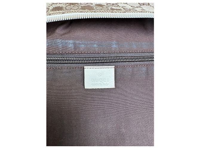 Borsa a tracolla Vintage Gucci GG Monogram Canvas primi anni 2000 Beige Brown - vista 5