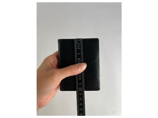 Vintage Vivienne Westwood Leather Bifold Wallet Black Gold - view 6
