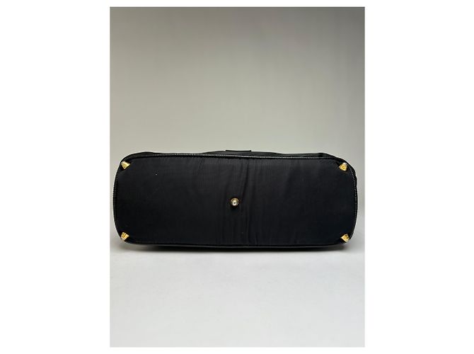 Vintage Fendi Structured Nylon Top-Handle Bag Late 1990s Black - view 10