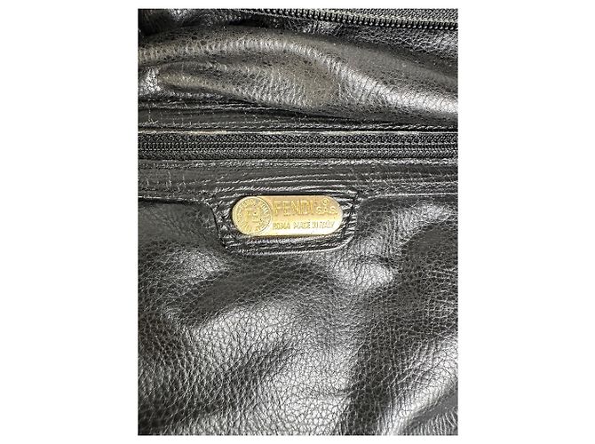 Vintage Fendi Structured Nylon Top-Handle Bag Late 1990s Black - view 5