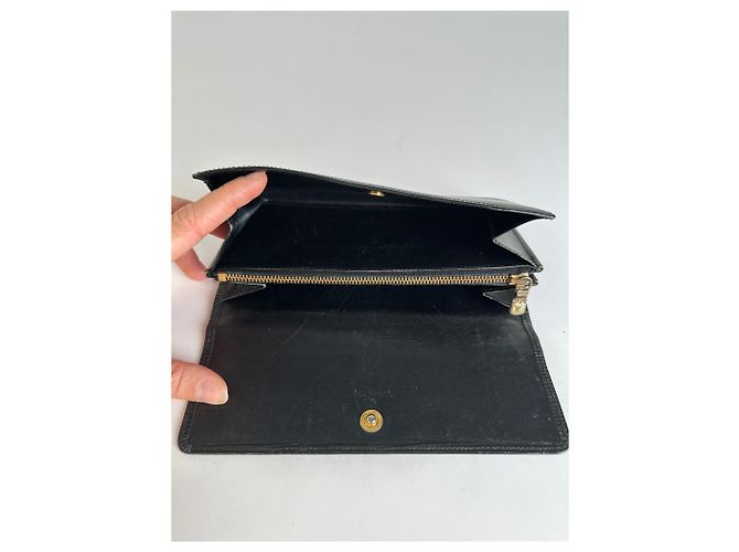 Vintage Louis Vuitton Epi Leder Bifold Wallet Ende der 1990er Jahre Schwarz - Ansicht 3