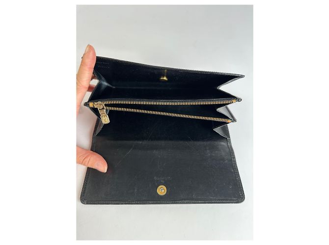 Vintage Louis Vuitton Epi Leder Bifold Wallet Ende der 1990er Jahre Schwarz - Ansicht 4