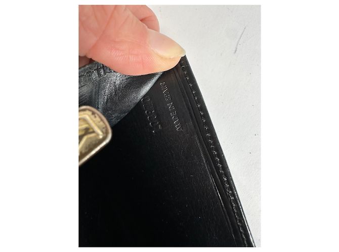Vintage Louis Vuitton Epi Leder Bifold Wallet Ende der 1990er Jahre Schwarz - Ansicht 6
