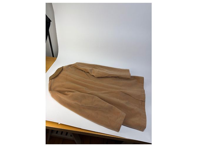Vintage Givenchy Herren-Übermantel aus Wolle und Kaschmir ca. Ende der 1980er Jahre Tan L Kamel - Ansicht 12
