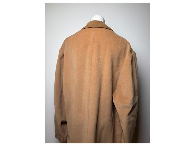 Vintage Givenchy Herren-Übermantel aus Wolle und Kaschmir ca. Ende der 1980er Jahre Tan L Kamel - Ansicht 15