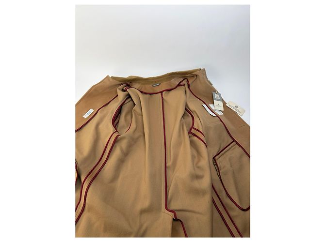 Vintage Givenchy Herren-Übermantel aus Wolle und Kaschmir ca. Ende der 1980er Jahre Tan L Kamel - Ansicht 4