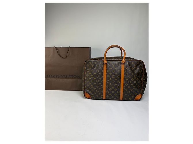 Vintage Louis Vuitton Monogram Canvas Weekender Bag c. 1987 Brown - view 13