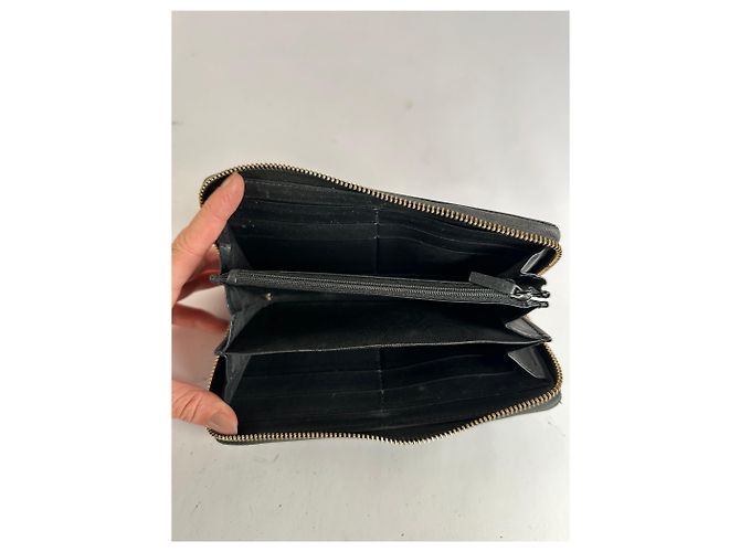 Vintage Gucci GG Guccissima Leder Bifold Wallet Ende 2000er Schwarz - Ansicht 4