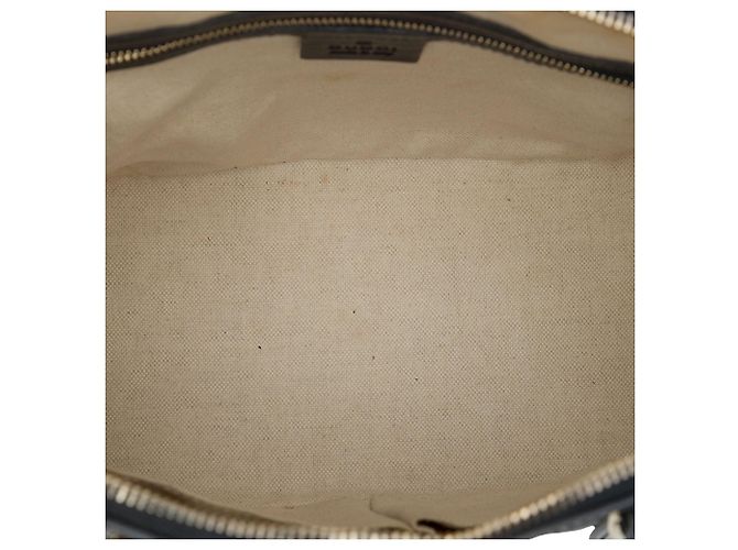 Gucci Small Microguccissima Patent Nice Satchel Schwarz - Ansicht 4