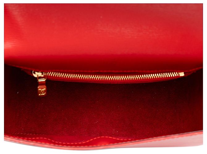 Borsa a tracolla Louis Vuitton Epi Buci rossa Rosso - vista 4