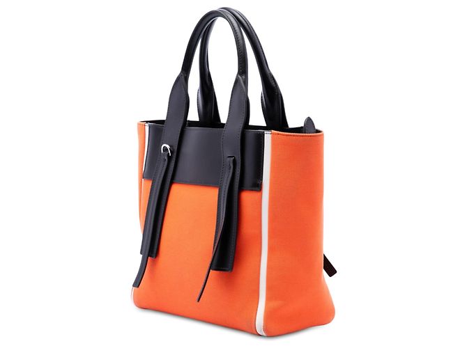 Sac Satchel Prada Canvas Ouverture Noir - vue 2