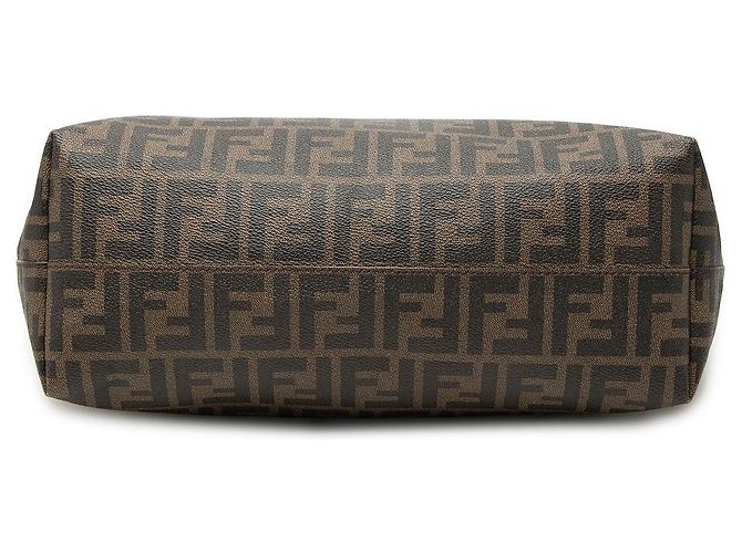 Fendi Small Zucca Spalmati Roll Tote Braun - Ansicht 3