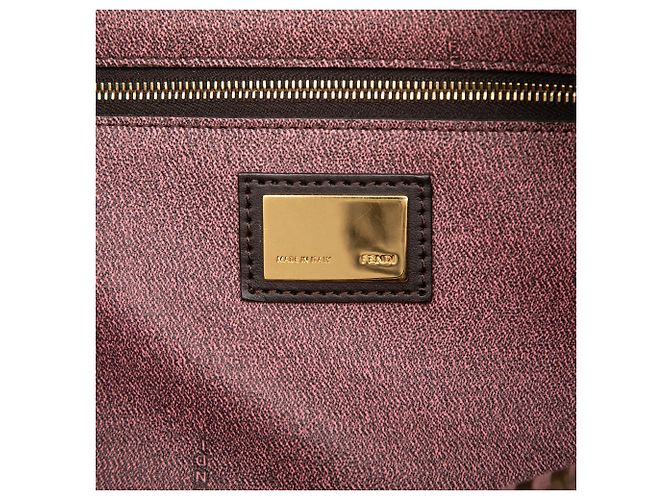 Fendi Small Zucca Spalmati Roll Tote Braun - Ansicht 5