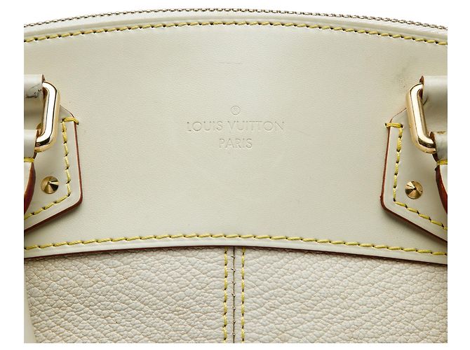 Borsa a mano Louis Vuitton Suhali Lockit PM Bianca Bianco - vista 5