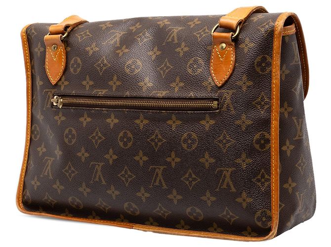 Borsa Business Louis Vuitton Monogram Sac Gibeciere MM Marrone - vista 2