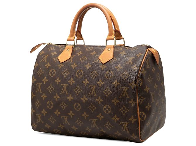 Borsa Boston Louis Vuitton Monogram Speedy 30 Marrone - vista 2