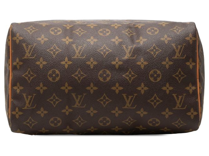 Borsa Boston Louis Vuitton Monogram Speedy 30 Marrone - vista 3
