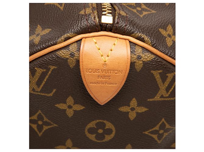 Borsa Boston Louis Vuitton Monogram Speedy 30 Marrone - vista 5